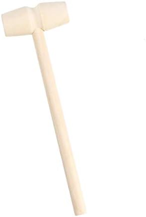 30Pcs Miniature Wooden Hammer for DIY and Seafood Shelling