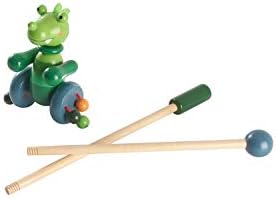 RUYU Perky Crocodile Push-N-Pull Toy for Toddlers
