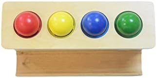 Montessori Wooden Push Ball Toy for Toddlers