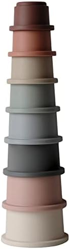 Mushie Stacking Cups Toy Made in Denmark