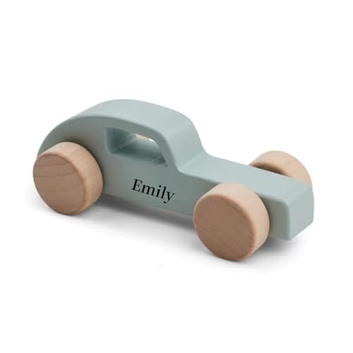 Personalized Name Wooden Toy Car for Kids