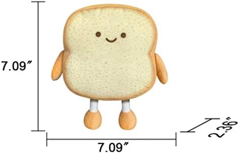 Funny Toast Bread Plush Pillow Toy for Home Relaxation