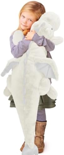 ARELUX 37in Cute Dragon Plush Toy with Wings