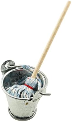 TAODAN Mini Floor Mop with Galvanized Bucket 112 Scale 1