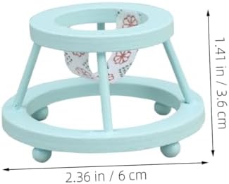 VICASKY 12in1 Mini Baby Wooden Furniture Set for Boys and Girls