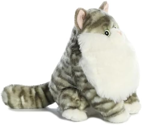 Aurora Gray Tabby Stuffed Animal - 9 Inches