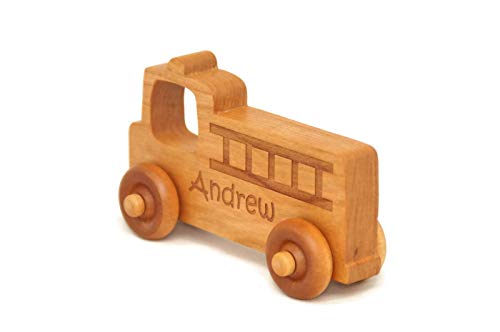 Little Wooden Wonders Fire Truck Toy