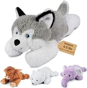 Bobbie Laxi 25 Husky Weighted Plush Toy