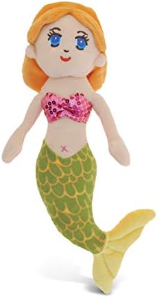 DolliBu 14 Inch Plush Mermaid Stuffed Animal