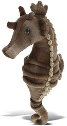 DolliBu Wild Stuffed Animals Soft Plush Collection - 12 Inch Brown Seahorse