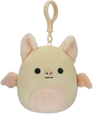 Squishmallows 35 Clip-On Meghan The Bat Yellow 1