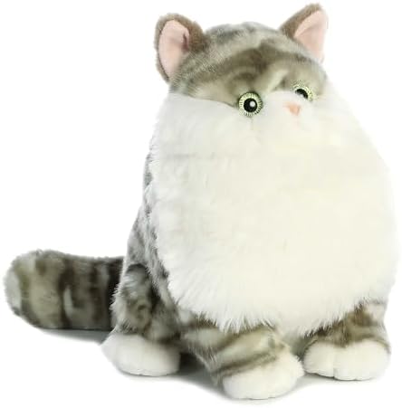 Aurora Gray Tabby Stuffed Animal - 9 Inches
