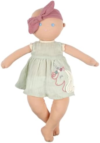 Tikiri Toys Bonikka Kaia Doll Green 100 Cotton