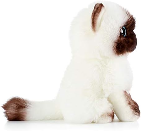 Cuddly Siamese Cat Plush Pillow Toy 8 Inch