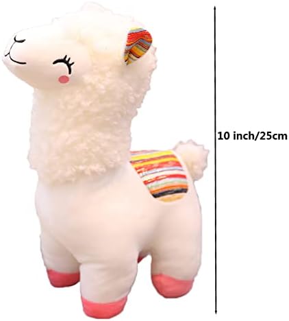 Cute Plush Alpaca Stuffed Animal Fluffy Llama Toy for Kids and Lovers