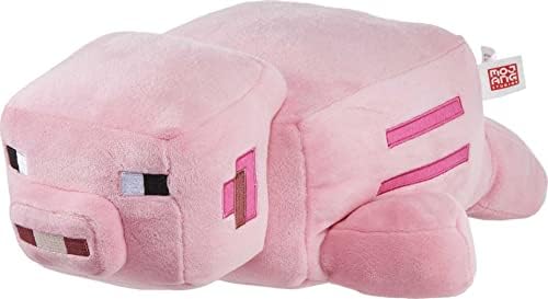 Mattel Minecraft Plush Pig 12-Inch Stuffed Animal Figure
