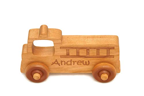 Little Wooden Wonders Fire Truck Toy
