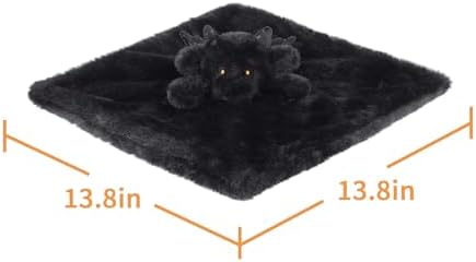 Apricot Lamb Black Dragon Soft Lovey for Babies