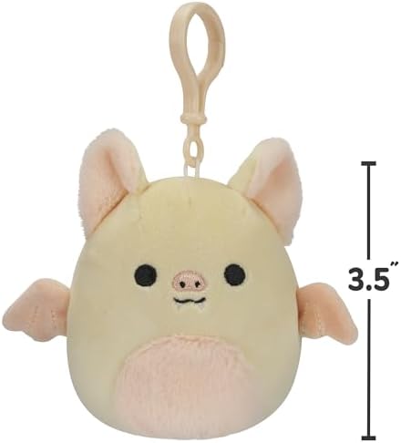 Squishmallows 35 Clip-On Meghan The Bat Yellow 1