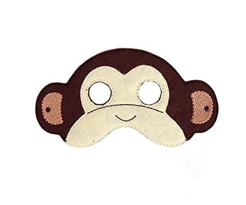 Baby WhatKnots Kids Monkey Felt Face Mask 1