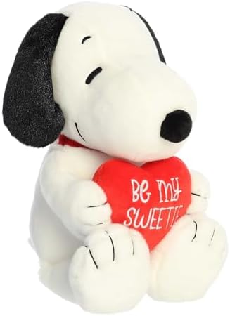 Aurora Snoopy Be My Sweetie Plush Stuffed Animal - 11 Inches