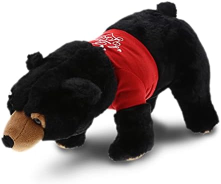 DolliBu I Love You Valentine Plush Black Bear - 16 Inches