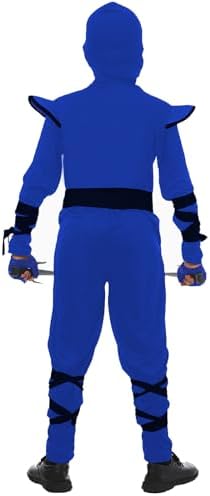 SATKULL Kids Ninja Costume Set Halloween Cosplay with Accessories