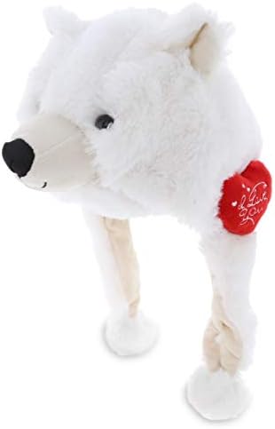 DolliBu I Love You Polar Bear Hat - 16 Inches