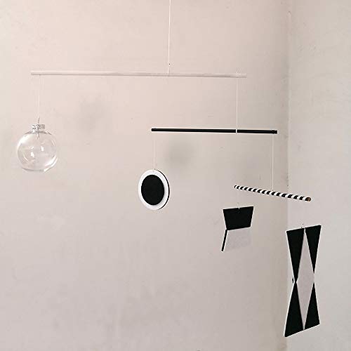 LERYDESI Montessori Baby Mobile White Black Thick Felt Mobile