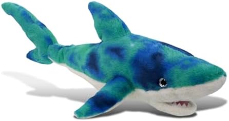 DolliBu Blue Tie-Dye Shark Plush Toy 23 Inches