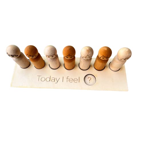 Montessori Wooden Toy with Emotion Faces for Kids