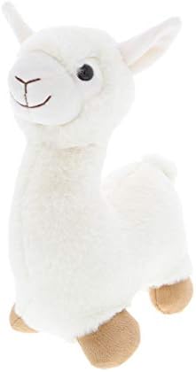 DolliBu Super Soft White Llama Plush Toy 11 Inches