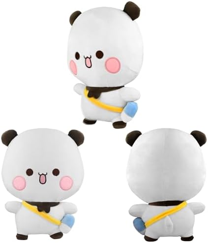 2 Pack White Bear and Brown Bear Plush Stuffed Animals
