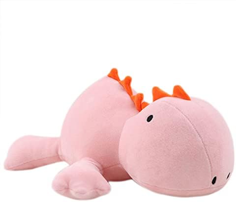 PopMeme Weighted Dinosaur Plush Throw Pillow 24 35lbs Pink 1
