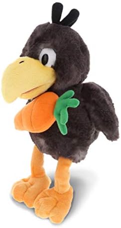 DolliBu Happy Easter Super Soft Plush Sitting Crow with Carrot