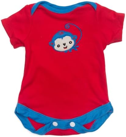 Babyfere Reborn Baby Doll Clothes Blue Monkey Outfit