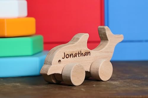 Handmade Wooden Rabbit Push Toy Personalized Gift