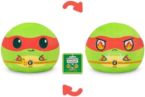 TeeTurtle Raphael Reversible Plushie - 6 Inch Cute Kawaii Stuffed Animal
