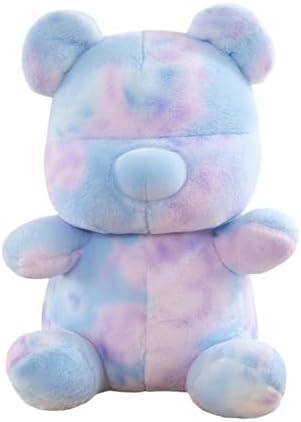 Tie Dye Bear Plush Toy - 9 Inch Soft Cuddly Stuffed Animal 1