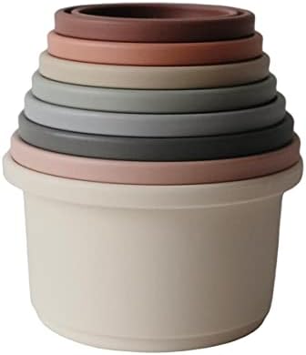 Mushie Stacking Cups Toy Made in Denmark