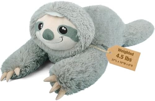Bobbie Laxi 27 Sloth Weighted Plush Toy for Kids Adults