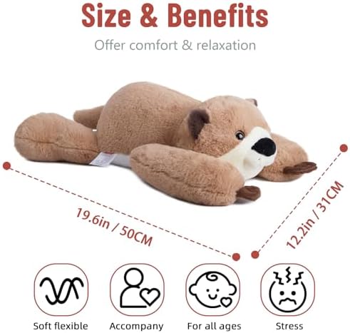 Niuniu Daddy 20 Inch Weighted Otter Plush Toy