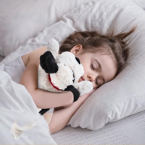 Meowtastic Black White Weighted Plush Stuffed Animal