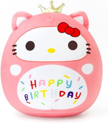 78 Inch Pink Birthday Kitty Plush Toy