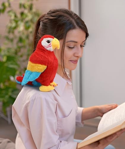 LeYoHa Parrot Plush Toy - Red Macaw 984 Inch