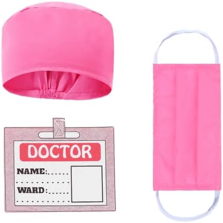 Wbesty Kids Doctor Costume 7pcs Play Kit for Girls