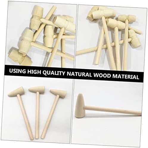 DECHOUS Mini Wooden Hammer Toy Set 15pcs