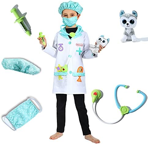 Kids Doctor Costume for Halloween Pretend Play