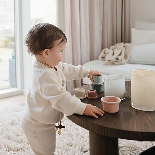 Mushie Stacking Cups Toy Made in Denmark