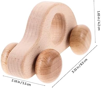 Yardwe Wooden Push Car for Infant Grasping Toy 1